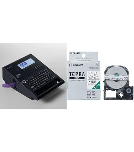 Amazon | 【セット買い】キングジム ラベルプリンター「テプラ」PRO SR